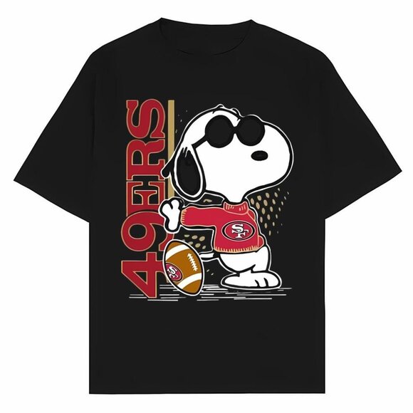 Posh M Other - Joe Cool Snoopy San Francisco 49ers T-Shirt NFL Vintage Peanuts Shirt 51